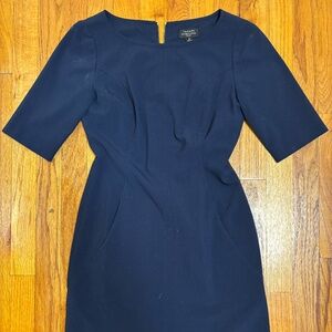 Tahari - Arthur S. Levine Navy Dress - Size 0P